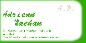 adrienn machan business card